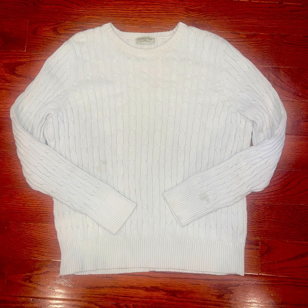 St. John’s Bay Crème knitted classic sweater